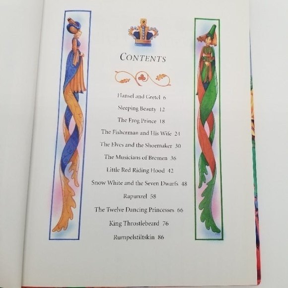 Childrens Book Fairy Tales From The Brothers Grimm by Nicola Baxter HC DJ - Picture 8 of 8